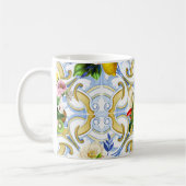 Mug Carrelage méditerranéen, majolica, style sicilien  (Gauche)