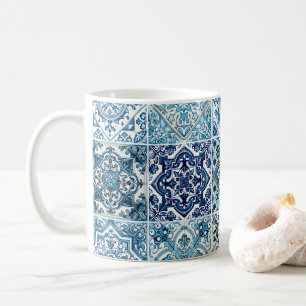 Mug Carrelage méditerranéen, Portugais, Azulejo, Majol
