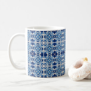 Mug Carrelage méditerranéen, Portugais, Azulejo, Majol