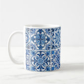 Mug Carrelage méditerranéen, Portugais, Azulejo, Majol (Gauche)