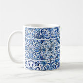 Mug Carrelage méditerranéen, Portugais, Azulejo, Majol (Gauche)