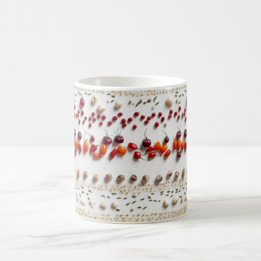 Mug Carrelage sans soudure de surplomb Illustration d' (Centre)