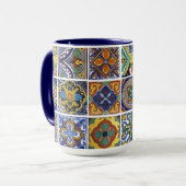 Mug Carrelage Talavera mexicain (Devant gauche)