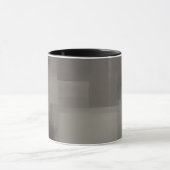 Mug Carrés abstraits tons de terre (Centre)