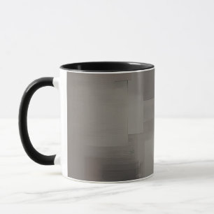Mug Carrés abstraits tons de terre
