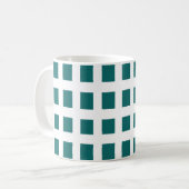 Mug Carrés Bleus (Devant gauche)