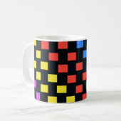 Mug Carrés colorés (Devant gauche)