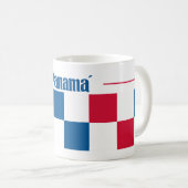 Mug Carrés couleur Panama (Devant droit)