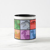 Mug Carrés dinosaures (Centre)
