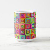 Mug Carrés géométriques colorés (Centre)