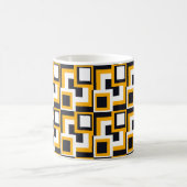 Mug Carrés géométriques : Impression transparente (Centre)