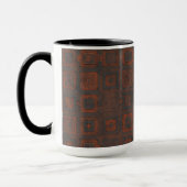 Mug Carrés métalliques rouillés (Gauche)