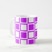Mug Carrés Purple Bold Mod (Devant gauche)