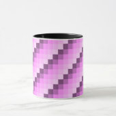 Mug Carrés roses et violets (Centre)