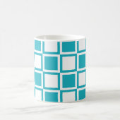 Mug Carrés turquoise Bold Mod (Centre)