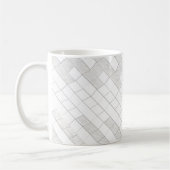 Mug carrés zigzag en gris... (Gauche)