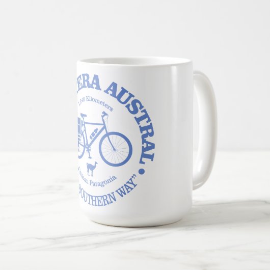 Mug Carretera Austral (cyclisme) (Devant droit)
