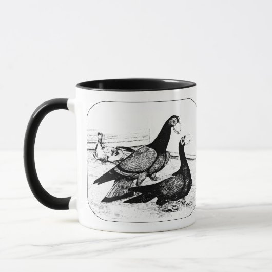 Mug Carrier Pigeons Loft Scene 1980 (Gauche)