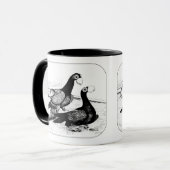 Mug Carrier Pigeons Loft Scene 1980 (Devant gauche)
