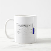 Mug Carrière d'ophthalmologie ou d'optométrie (Gauche)