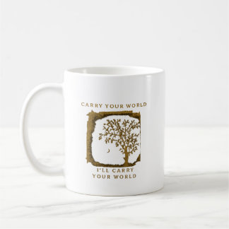 Mug Carry Your World – Golden Design