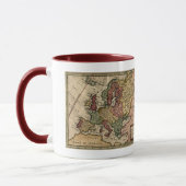Mug Carte 1721 de l'Europe (Gauche)
