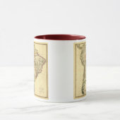 Mug Carte 1817 de l'Amérique du Sud (Centre)
