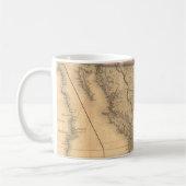 Mug Carte 1841 du nord-ouest Pacifique de l'Orégon de (Gauche)