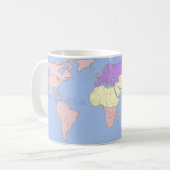Mug carte 1984 marquée (Devant gauche)