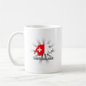 Mug Carte 2,0 de drapeau de la Suisse (Gauche)