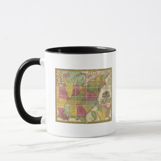 Mug Carte 4 des États-Unis (Gauche)