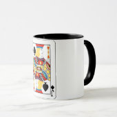 Mug Carte à jouer classique Jack de Pique (Devant droit)