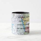 Mug Carte aérienne (Centre)