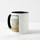 Mug Carte aérienne du comté de Père Noël Clara (Devant gauche)