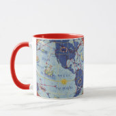 Mug Carte Air France du monde (Gauche)