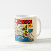 Mug Carte Alaska Musique personnalisée (Devant droit)