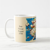 Mug Carte Alaska Musique personnalisée (Gauche)