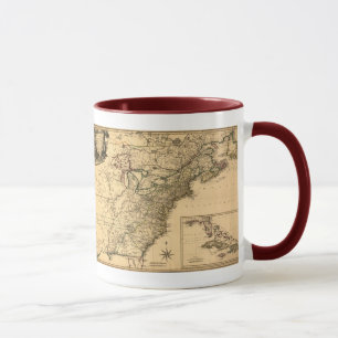 Mug Carte américaine de colonies du cru 1777 par