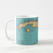 Mug Carte ancienne de Cuba (Gauche)