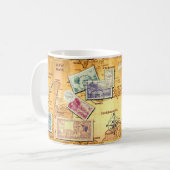 Mug carte ancienne de la Caraïbes (Devant gauche)