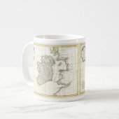 Mug Carte ancienne de l'Irlande (1771) (Devant gauche)