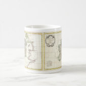 Mug Carte ancienne de l'Irlande (1771) (Centre)