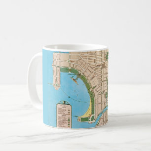 Mug Carte Ancienne de Sarasota FL