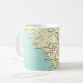 Mug Carte Ancienne de Sonoma CA (Devant gauche)
