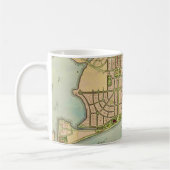 Mug Carte ancienne de Venice Floride (Gauche)