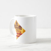 Mug Carte ancienne de Washington DC (Devant gauche)