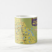 Mug Carte ancienne du comté de Polk en Floride (Centre)