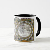 Mug Carte ancienne du monde par Claude Auguste Berey (Devant droit)