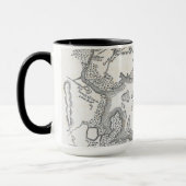 Mug Carte antique de Boston | 1775-1776 (Gauche)
