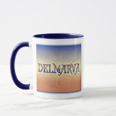 Mug Carte antique de DelMarVa (Gauche)